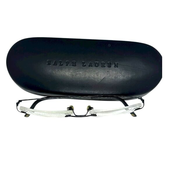 MSRP $185 RALPH LAUREN 5014 9003 Rimless Eyeglasses Frame w/Case - Made in Italy - Picture 4 of 16
